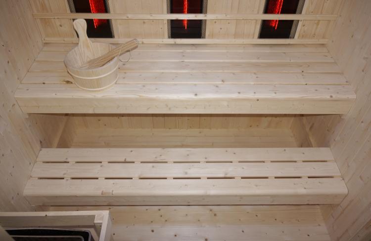 LAHTI Sauna zewnętrzna ogrodowa 4 - 6 osobowa sucha Fińska i infrared F30200