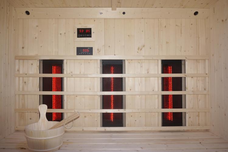 LAHTI Sauna zewnętrzna ogrodowa 4 - 6 osobowa sucha Fińska i infrared F30200