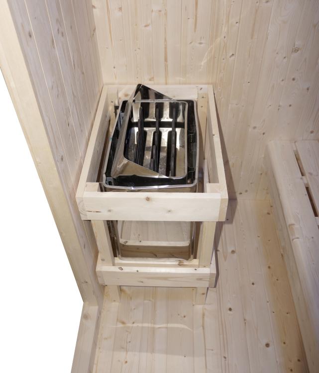 LAHTI Sauna zewnętrzna ogrodowa 4 - 6 osobowa sucha Fińska i infrared F30200