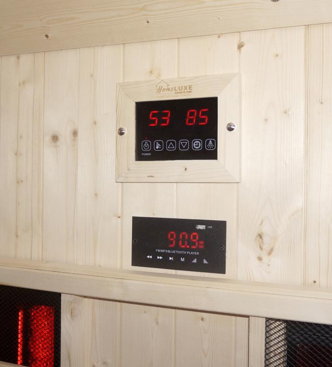 LAHTI Sauna zewnętrzna ogrodowa 4 - 6 osobowa sucha Fińska i infrared F30200