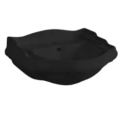 RETRO umywalka ceramiczna 56x46,5 cm, czarny mat 104531