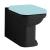 WALDORF Miska stojąca ceramiczna WC 40x68 cm odpływ pionowy/poziomy czarny mat 411731