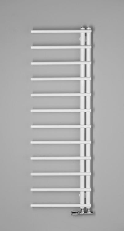 JUSTINA grzejnik łazienkowy 500x1510 mm, 410W, biały mat IR151W  wizualizacja