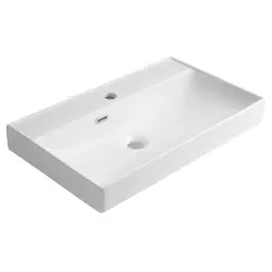 PARLA umywalka ceramiczna 65x38 cm, biały 9965