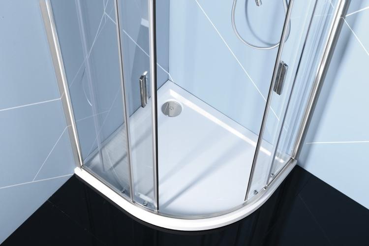 EASY kabina prysznicowa narożna półokrągła 1200x800 mm EL2315  z góry