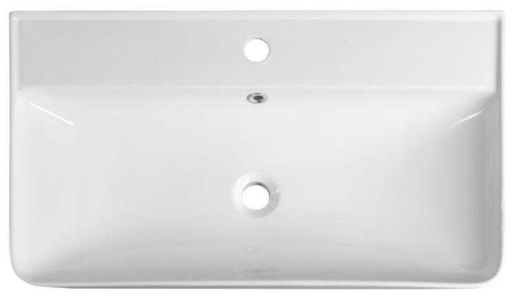 ZEN umywalka ceramiczna 80x45 cm, biały 3080 z góry