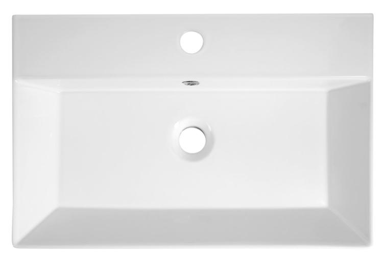 ORION umywalka ceramiczna 59x38,5 cm, biały 27060 z góry