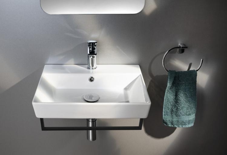 ORION umywalka ceramiczna 49x38,5 cm, biały 27050 z ringiem