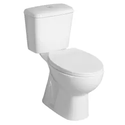 MANUEL kompakt WC, podwójny przycisk 3/6 l, odpływ dolny, biały PS8814 