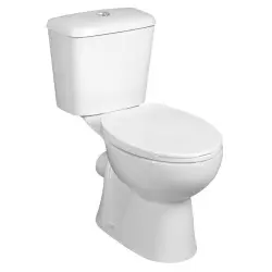 JOSE kompakt WC, podwójne przyciski 3/6 l, tylny odpływ, biały PS8812