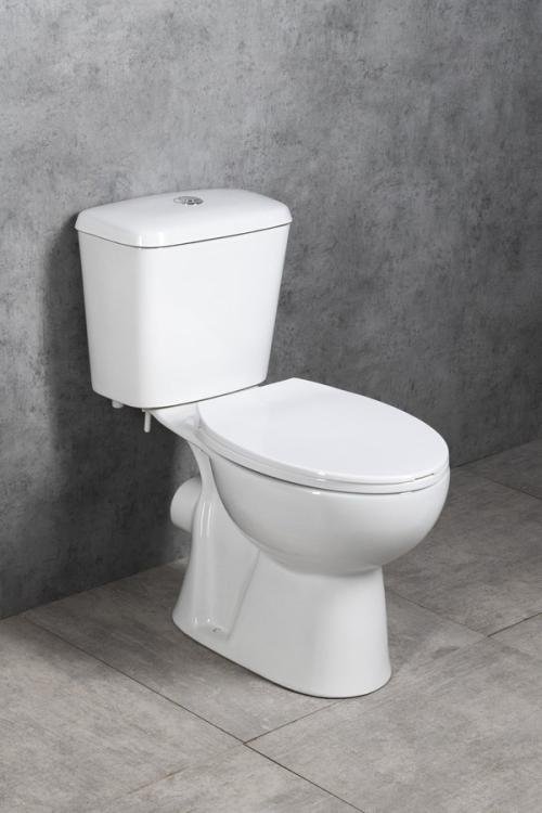 JOSE kompakt WC, podwójne przyciski 3/6 l, tylny odpływ, biały PS8812  wizualizacja