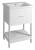 SAVA 55 umywalka meblowa 55x46 cm, biały 2055 meblowa
