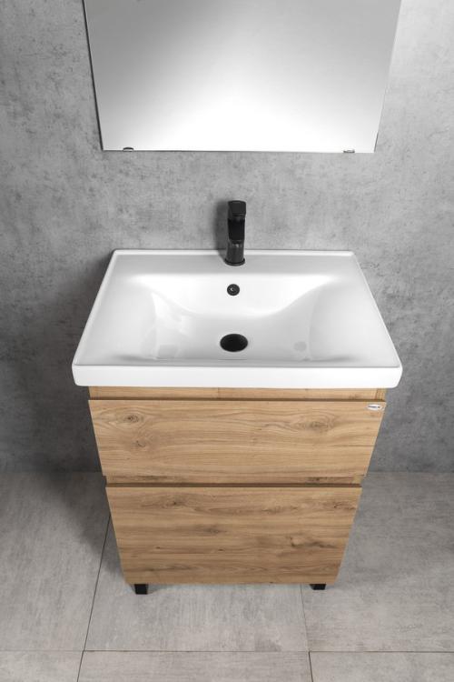 SAVA 60 umywalka meblowa 60x46 cm, biały 2060  na meblu