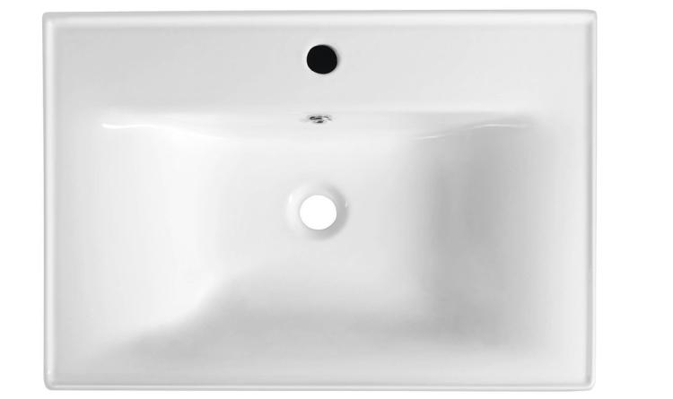 SAVA 60 umywalka meblowa 60x46 cm, biały 2060 z góry