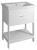 SAVA 65 umywalka meblowa 65x46 cm, biały 2065 aranżacja