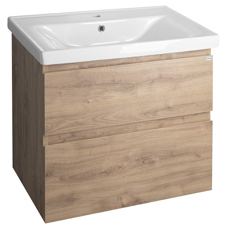 SAVA 70 umywalka meblowa 70x46 cm, biały 2070 na szafce