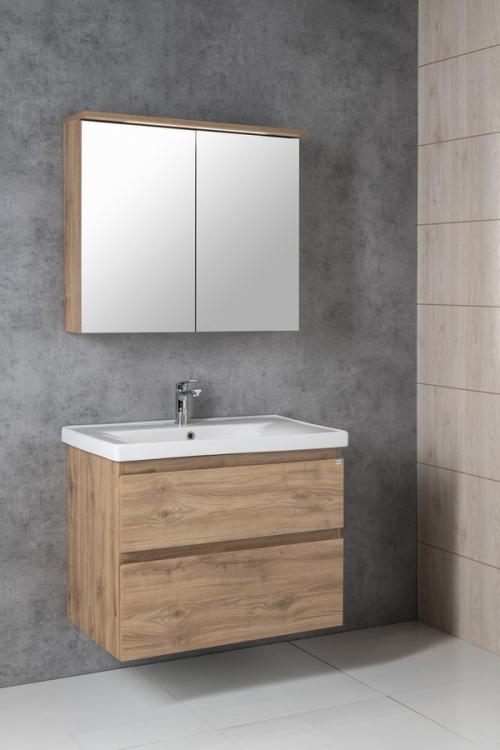 SAVA 80 umywalka meblowa 80x46 cm, biały 2080 wizualizacja