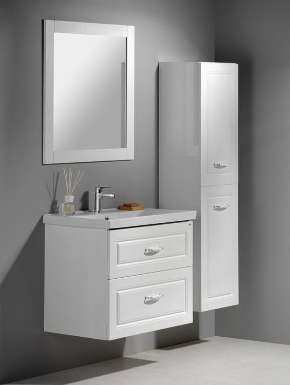 SAVA 80 umywalka meblowa 80x46 cm, biały 2080 aranżacja