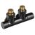 R-START zestaw przyłączeniowy zespolony, rozstaw 50 mm, czarny mat SR230B