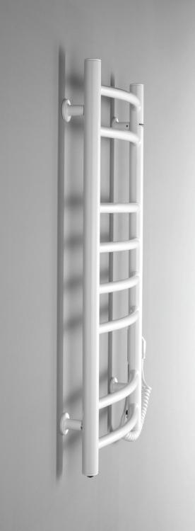 SUPE elektryczna suszarka na ręczniki 360x800mm, 107W, biały SU140  bok