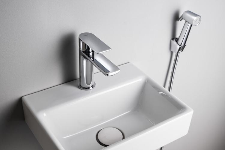 Bateria umywalkowa z prysznicem bidetowym, chrom SK401 wizualizacja