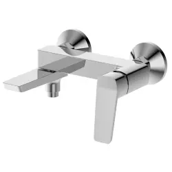 FLERY bateria wannowa/prysznicowa ścienna z obrotową wylewką, chrom FY010