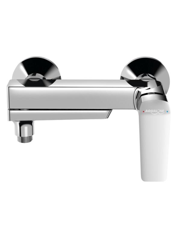 FLERY bateria wannowa/prysznicowa ścienna z obrotową wylewką, chrom FY010 front