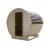 NYBORG M – Przestronna sauna zewnętrzna dla 4 osób F80180