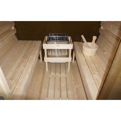 NYBORG M – Przestronna sauna zewnętrzna dla 4 osób F80180