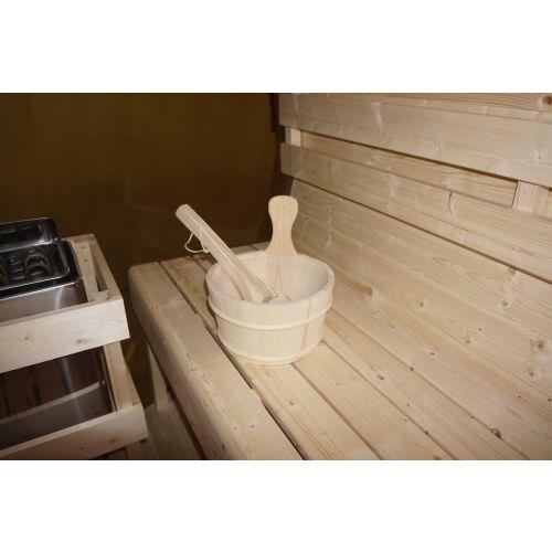 NYBORG M – Przestronna sauna zewnętrzna dla 4 osób F80180