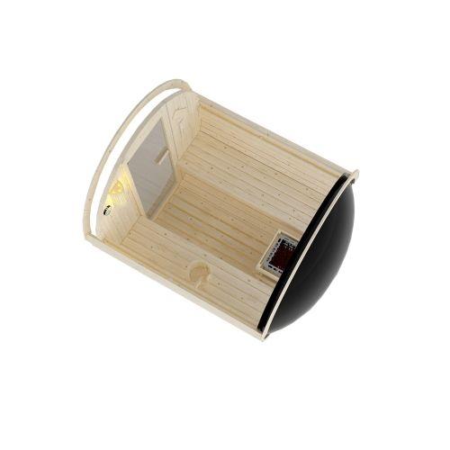 NYBORG M – Przestronna sauna zewnętrzna dla 4 osób F80180