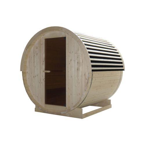 NYBORG M – Przestronna sauna zewnętrzna dla 4 osób F80180