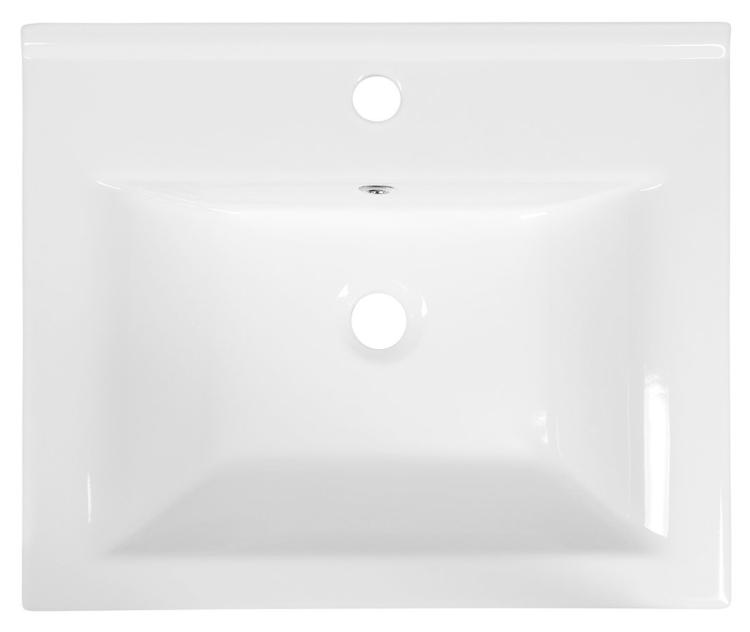 ZUNO 55 umywalka meblowa 55x45cm, biała 9055 z góry