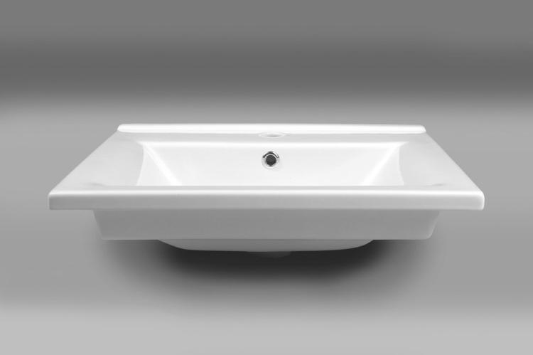 ZUNO 55 umywalka meblowa 55x45cm, biała 9055 bok