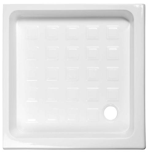RETRO brodzik prysznicowy ceramiczny, kwadrat 100x100x20cm, biały 134001