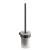PIRENEI szczotka WC wisząca, gun metal/szkło mleczne PI330381