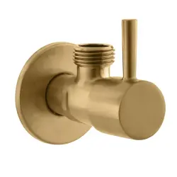 Zawór narożny 1/2 x 3/8, złoty mat SL029