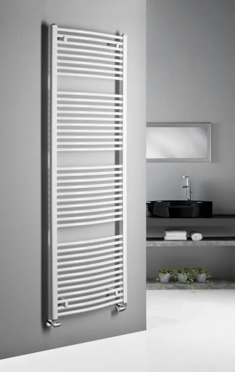 ORBIT Grzejnik łazienkowy owalny biały 1148 W 600x1850 mm ILO86T  na ścianie