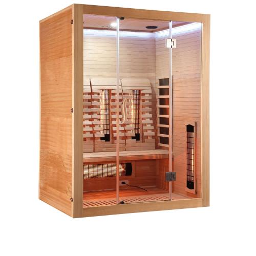 OPEN Trzyosobowa Sauna na podczerwień infrared 150x120x200cm SANOTECHNIK J20150