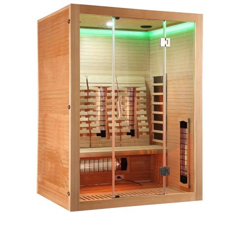 OPEN Trzyosobowa Sauna na podczerwień infrared 150x120x200cm SANOTECHNIK J20150