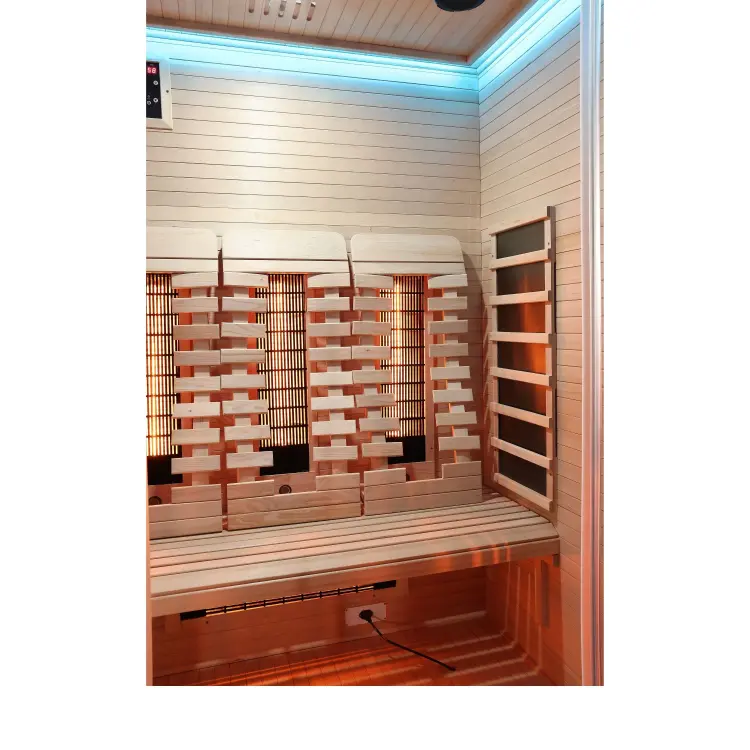 OPEN Trzyosobowa Sauna na podczerwień infrared 150x120x200cm SANOTECHNIK J20150