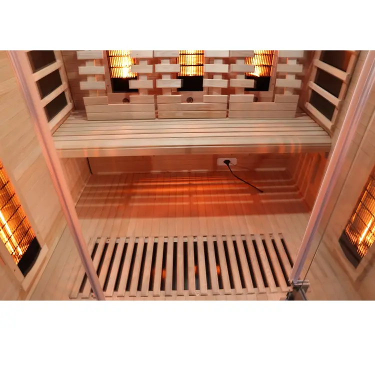 OPEN Trzyosobowa Sauna na podczerwień infrared 150x120x200cm SANOTECHNIK J20150
