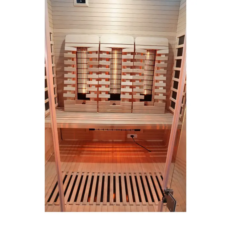 OPEN Trzyosobowa Sauna na podczerwień infrared 150x120x200cm SANOTECHNIK J20150