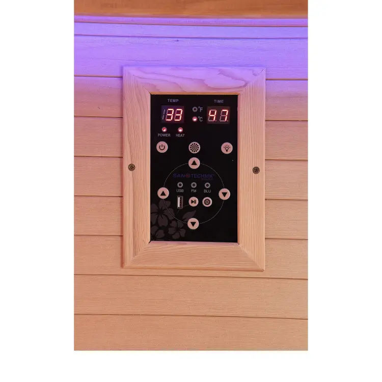 OPEN Trzyosobowa Sauna na podczerwień infrared 150x120x200cm SANOTECHNIK J20150