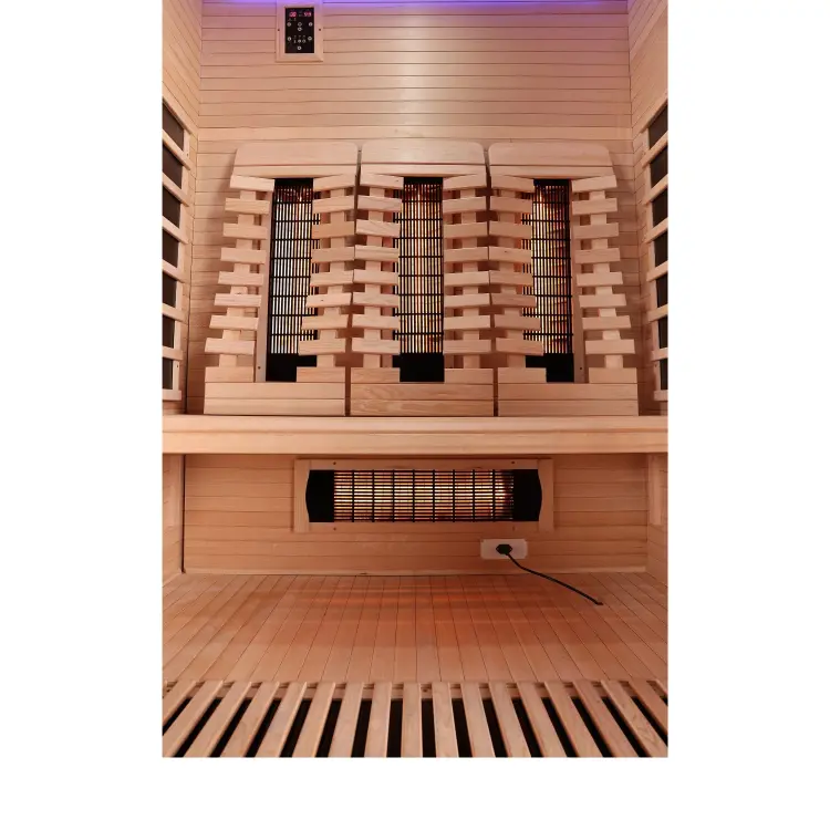 OPEN Trzyosobowa Sauna na podczerwień infrared 150x120x200cm SANOTECHNIK J20150