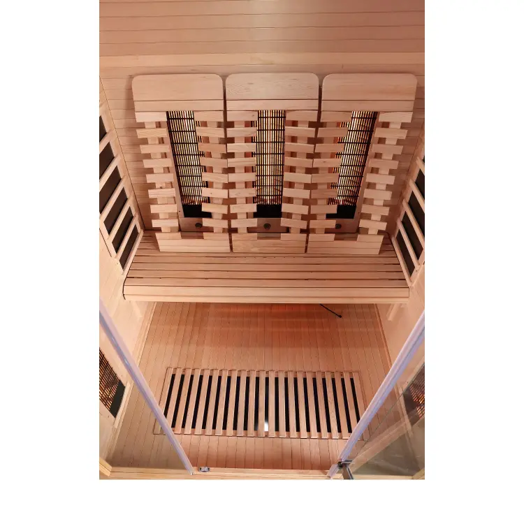 OPEN Trzyosobowa Sauna na podczerwień infrared 150x120x200cm SANOTECHNIK J20150