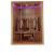 OPEN Trzyosobowa Sauna na podczerwień infrared 150x120x200cm SANOTECHNIK J20150