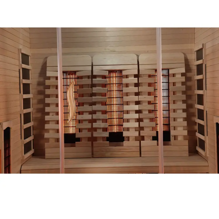 OPEN Trzyosobowa Sauna na podczerwień infrared 150x120x200cm SANOTECHNIK J20150