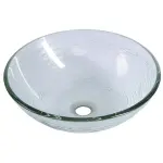  RIPPLE Umywalka szklana ⌀42x14 cm 2501-18