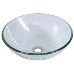  RIPPLE Umywalka szklana ⌀42x14 cm 2501-18